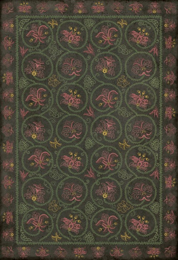 Williamsburg - Crewelwork - Dianthus